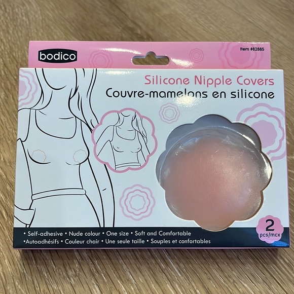 *NEW* Bodico Nude Silicone Nipple Covers (2 pcs) - Picture 1 of 4